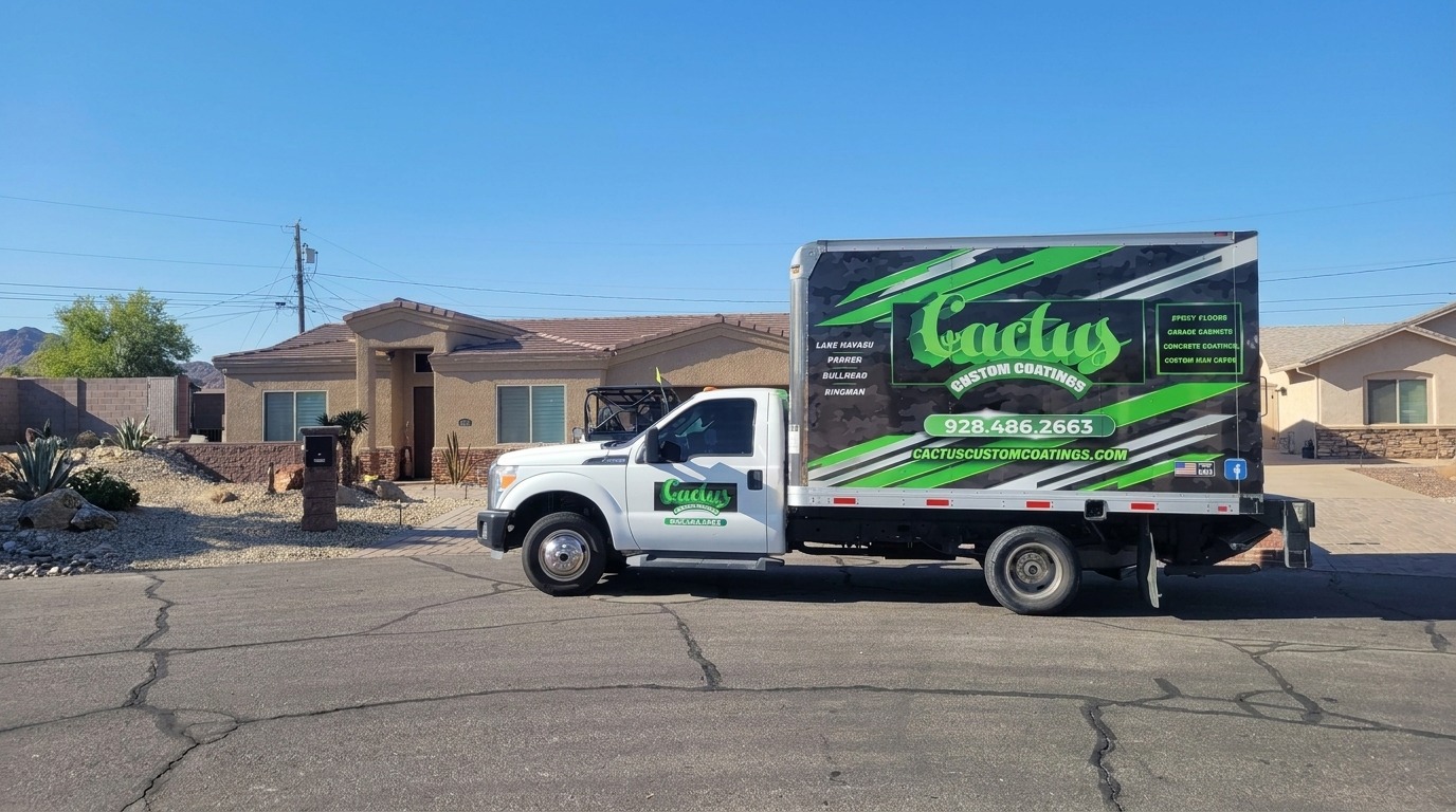 Cactus Custom Creations branded service van